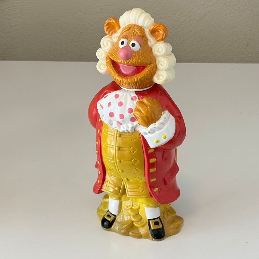 1996 Muppet Treasure Island Fozzie Bear Squire Trelawney Coty Soakie Bottle 14 O